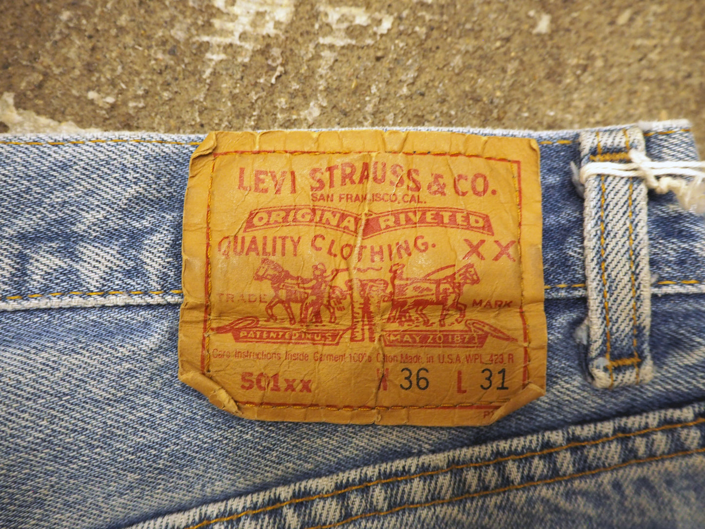 SHANANA MIL<シャナナミル> Levi's 501 HAND CUSTOM JEANS W36(実寸34インチ相当)_SM22