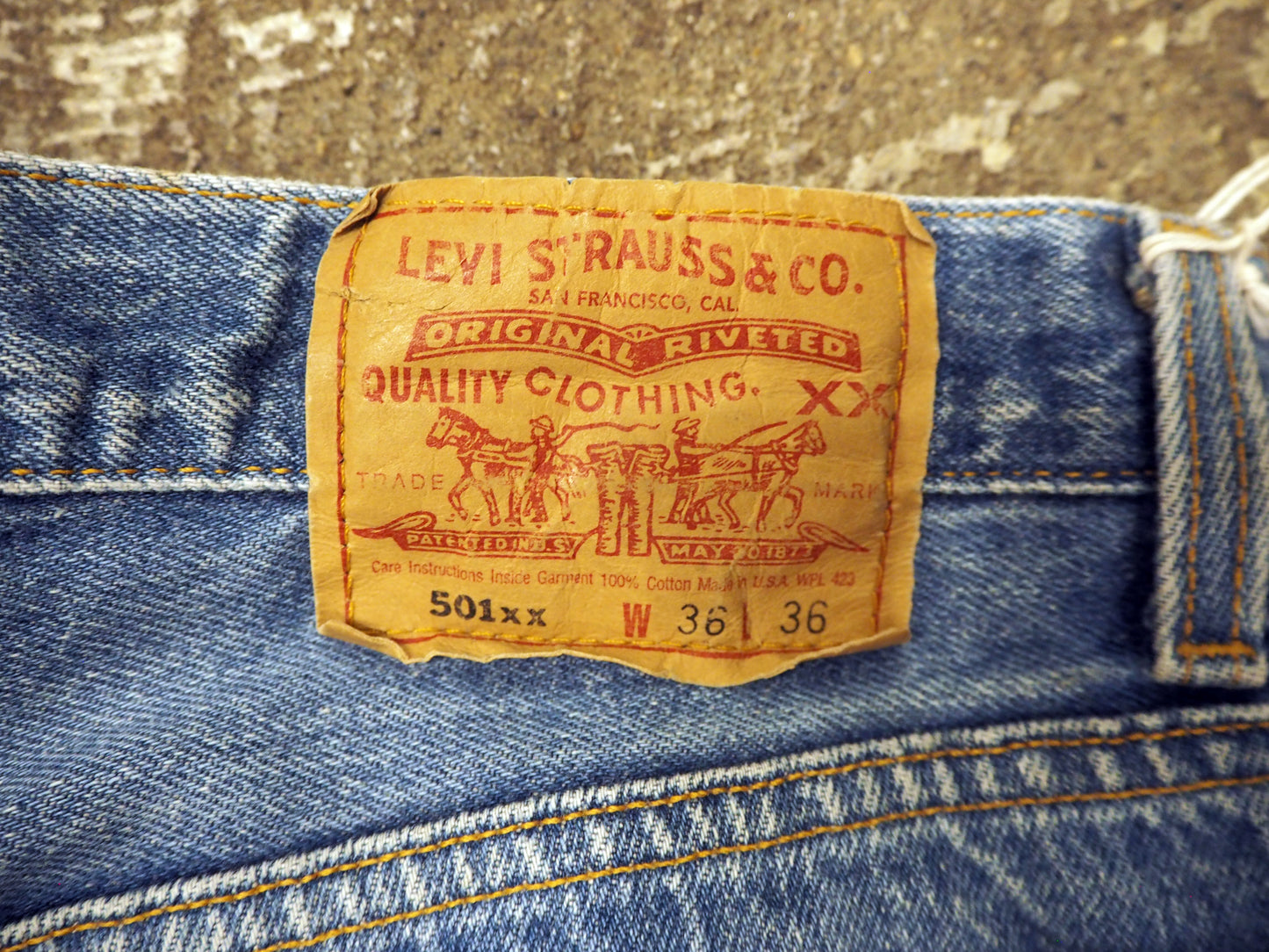 SHANANA MIL<シャナナミル> Levi's 501 HAND CUSTOM JEANS W36(実寸34インチ相当)_SM24