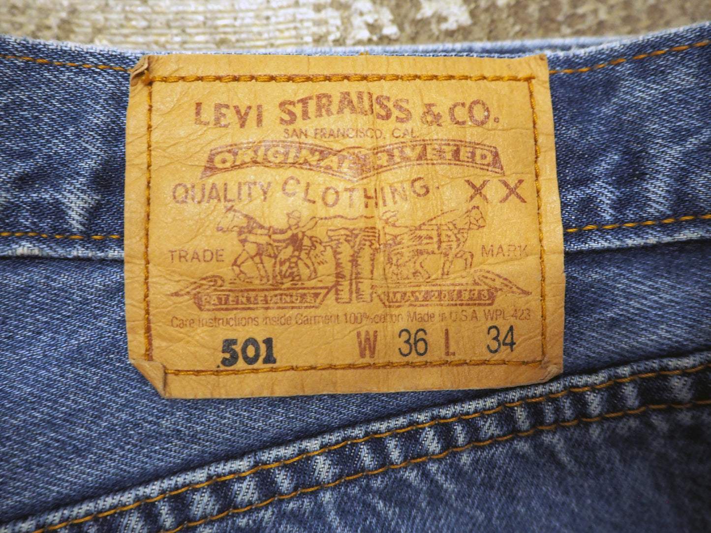 SHANANA MIL<シャナナミル> Levi's 501 HAND CUSTOM JEANS W36(実寸34インチ相当)_SM25