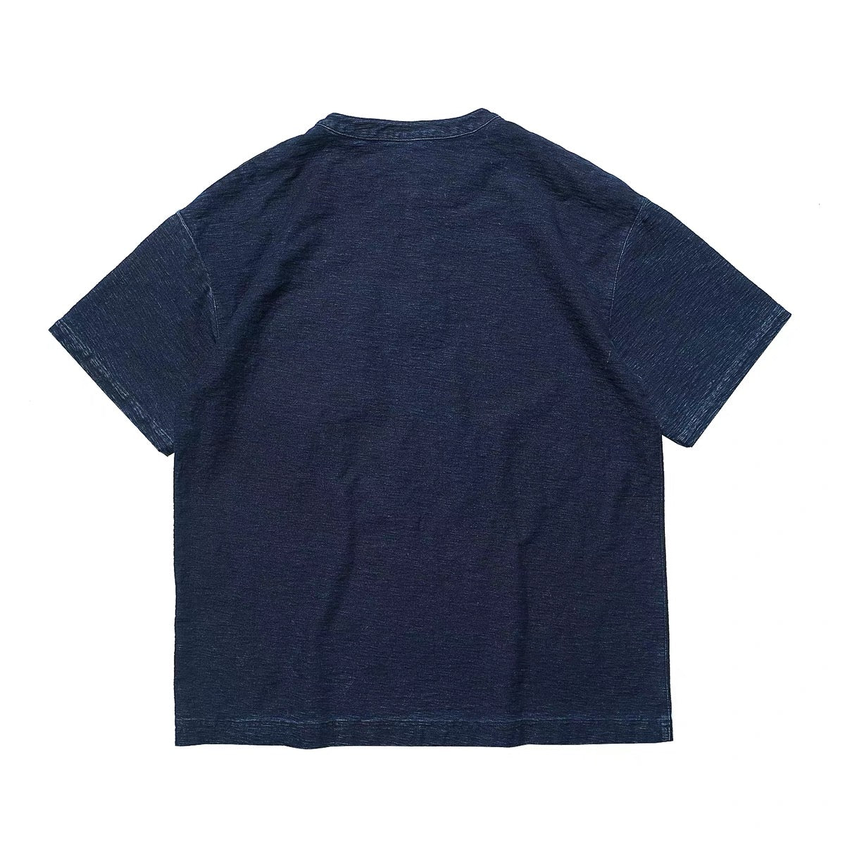 SHAW CLASSY INDIGO HENLEY TEE SHIRT<インディゴヘンリーネックTeeシャツ>