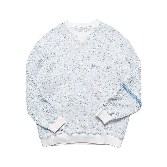 SHAW CLASSY STARRY SASHIKO SWEATSHIRT