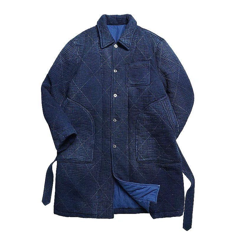 SHAW CLASSY HEAVY SASHIKO PADDED COAT