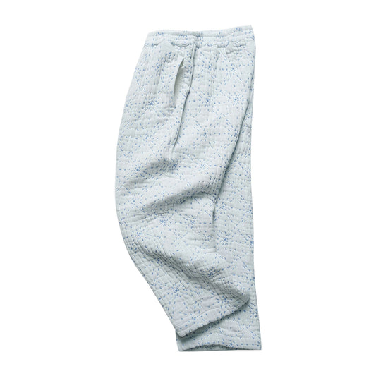 SHAW CLASSY STARRY SASHIKO PANTS＜刺し子リラックスパンツ＞