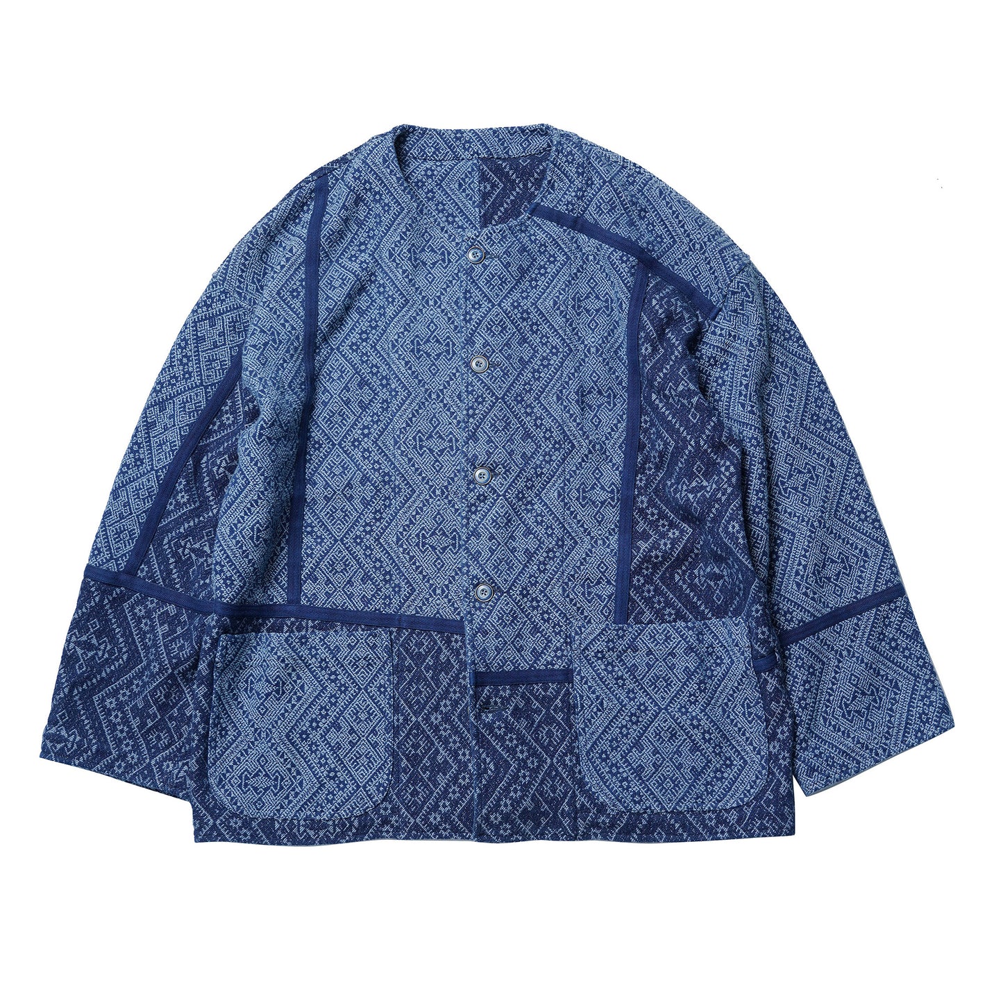 SHAW CLASSY BROCADE PATCHWORK JACKET