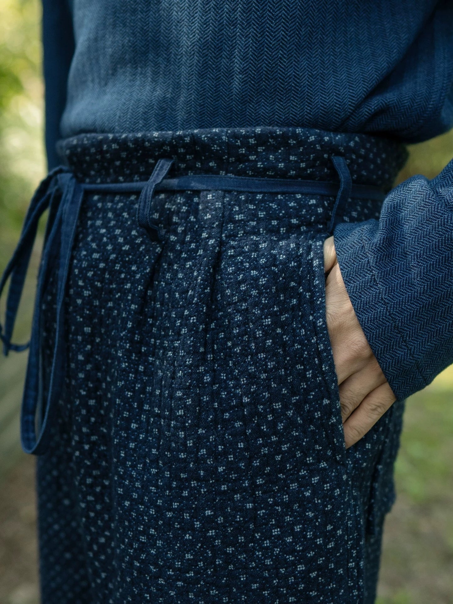 SHAW CLASSY SASHIKO TROUSERS