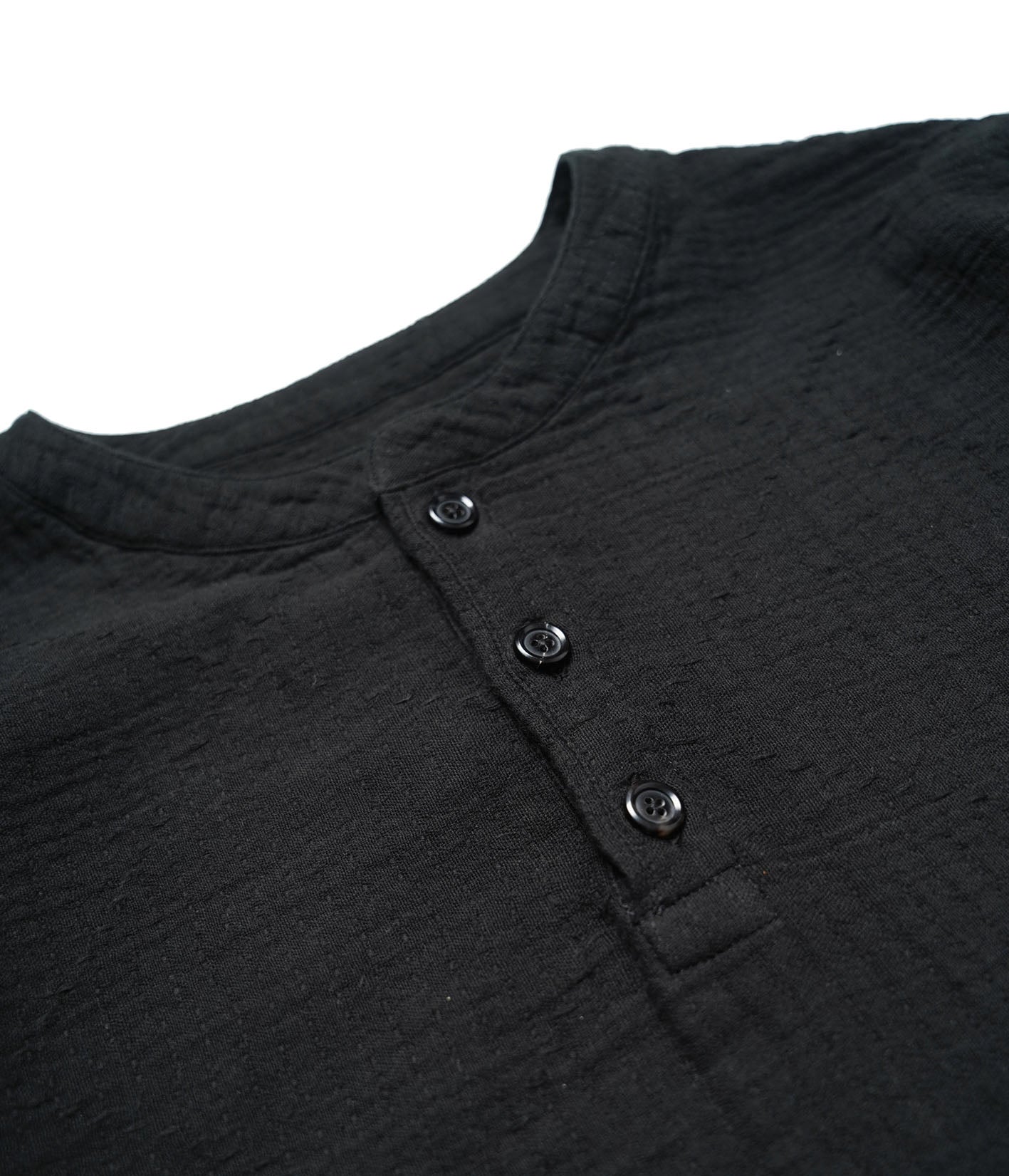 SHAW CLASSY SASHIKO STICH L/S HENLEY TEE SHIRT<刺し子ロングスリーブヘンリーTeeシャツ>
