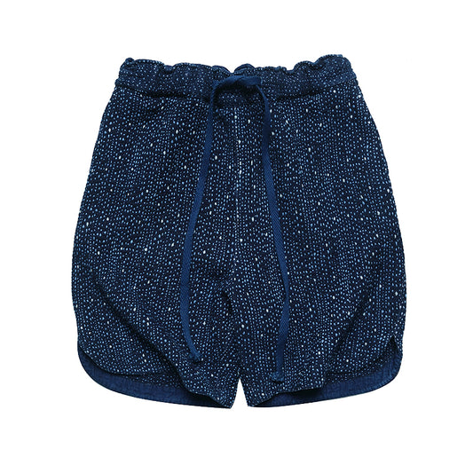 SHAW CLASSY SASHIKO SHORTS<インディゴ刺し子ショーツ>