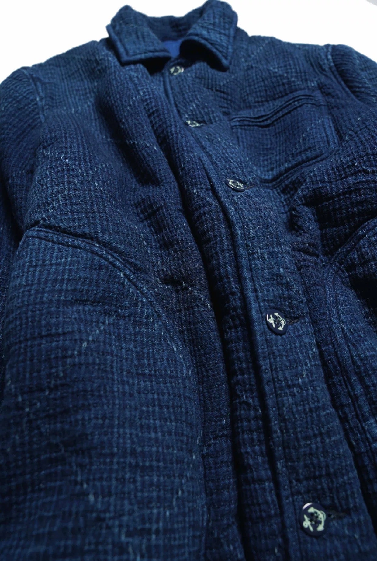SHAW CLASSY HEAVY SASHIKO PADDED COAT