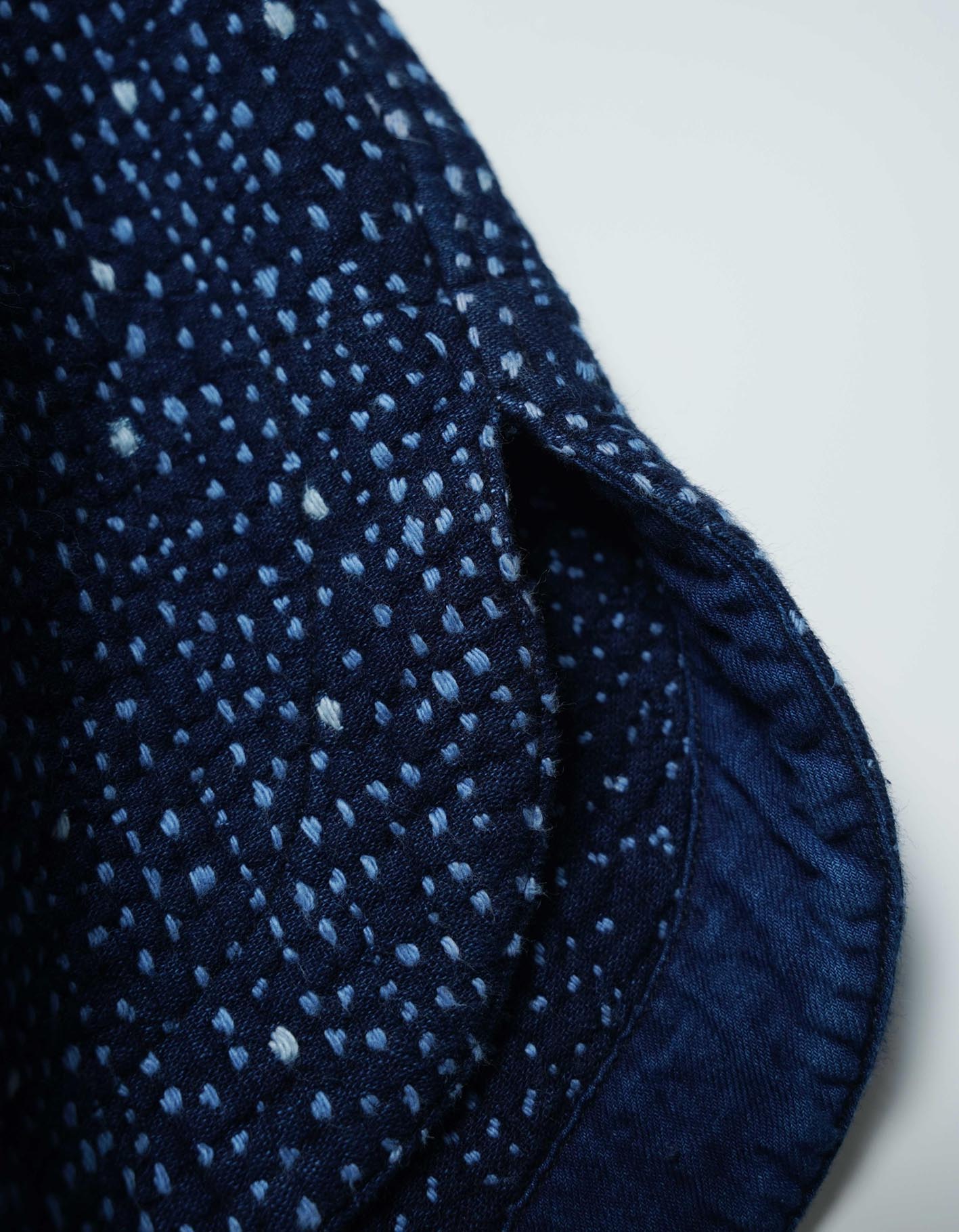 SHAW CLASSY SASHIKO SHORTS<インディゴ刺し子ショーツ>