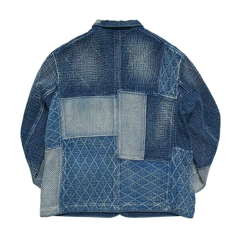 SHAW CLASSY SASHIKO PATCHWORK JACKET