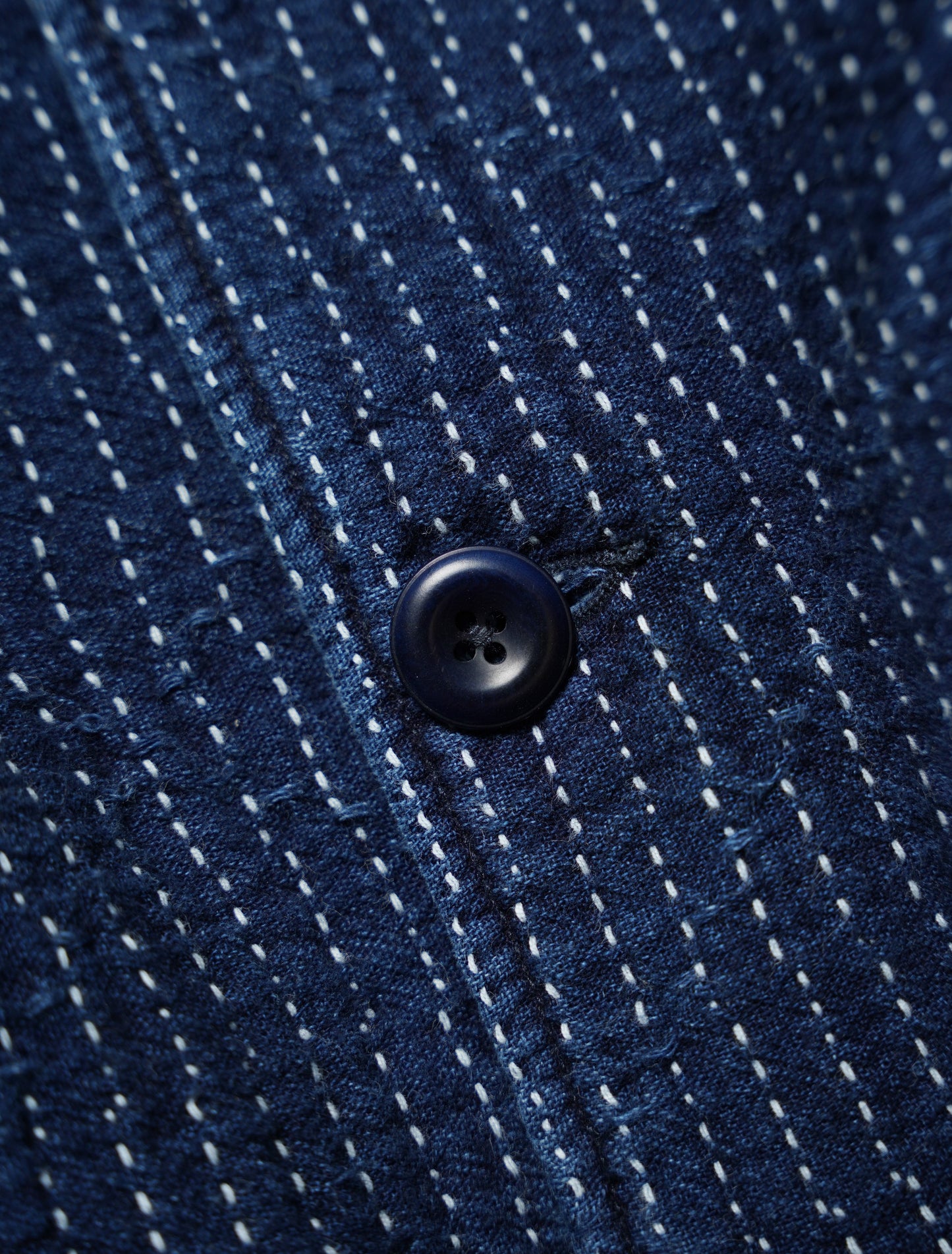 SHAW CLASSY SASHIKO TAILORED JACKET PEAKED LAPEL＜刺し子テーラードジャケット ピークドラペル＞