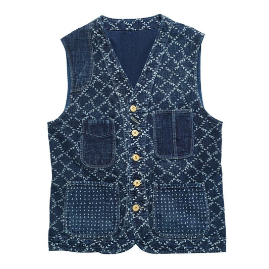 SHAW CLASSY WABASH PATCHWORK VEST