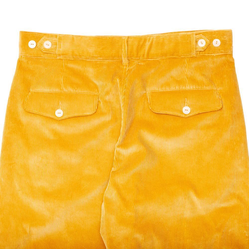 Allevol Brunel Brisbane Moss Corduroy Mustard　コーデュロイトラウザーズ