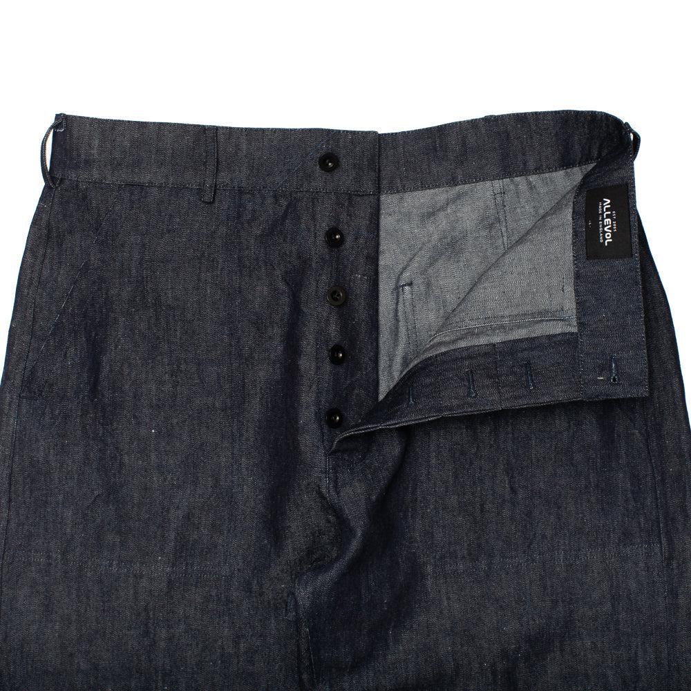 ALLEVOL ERNEST UTILITY TROUSERS 9oz. Japanese Indigo Denim＜英国製＞