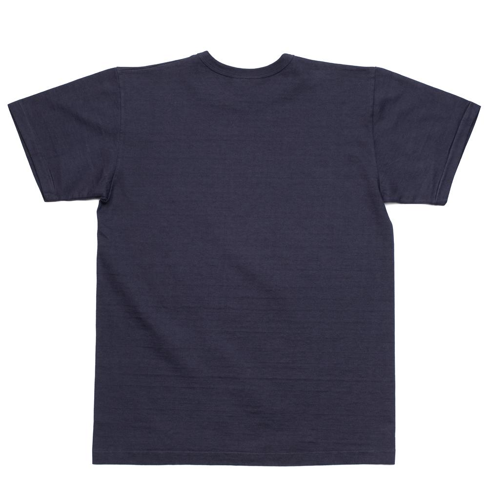 Allevol Heavy Duty Crew Neck T-Shirt Navy-T-shirt-Clutch Cafe