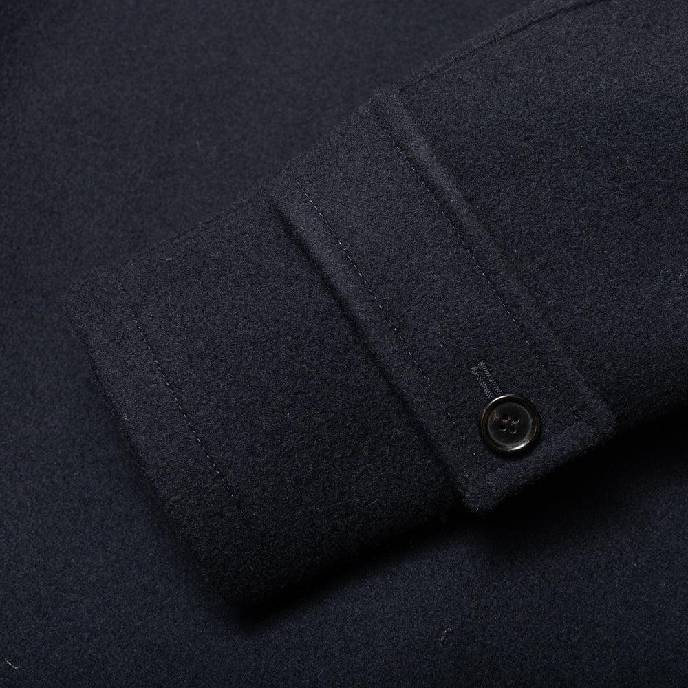 Allevol 'Pat' Duffle Coat Navy Postman Duffle Coat Made in England
