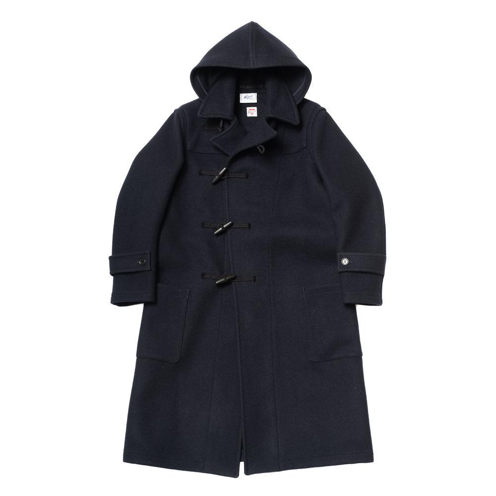 Allevol 'Pat' Duffle Coat Navy Postman Duffle Coat Made in England