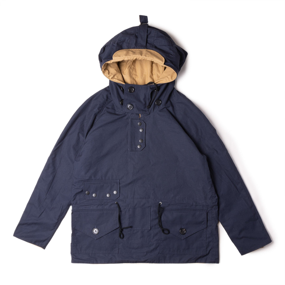 Allevol Reversible Pullover Smock Navy/Beige リバーシブルプル 