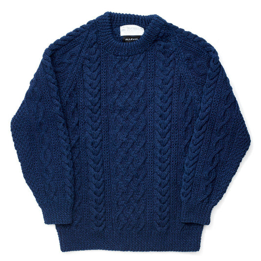 ALLEVOL x INVEALLAN 1A  クルーネックセーター Indigo