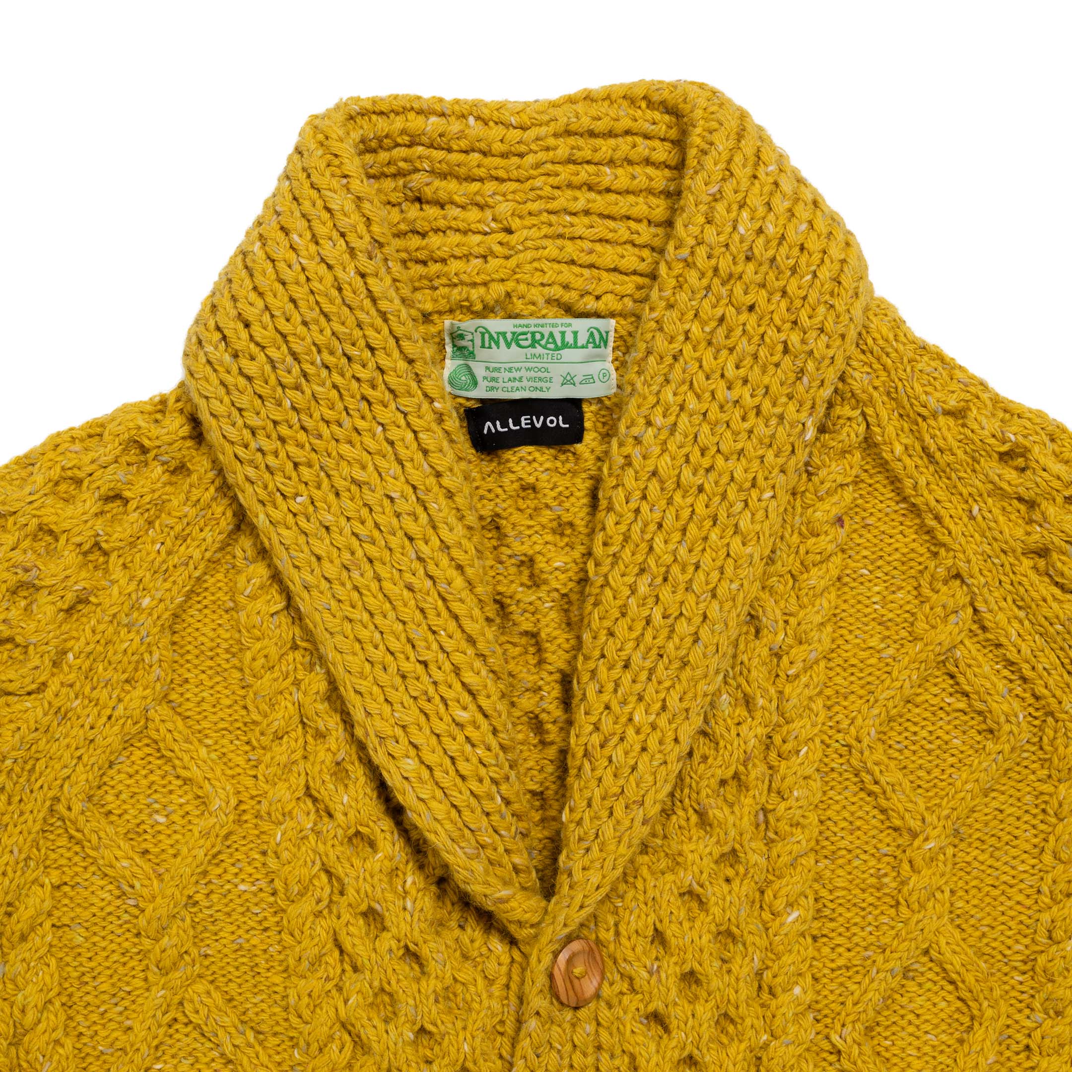 INVERALLAN ショールカラーカーディガン INVERALLAN」 6A SHAWL COLLER CARDIGAN インバーアラン