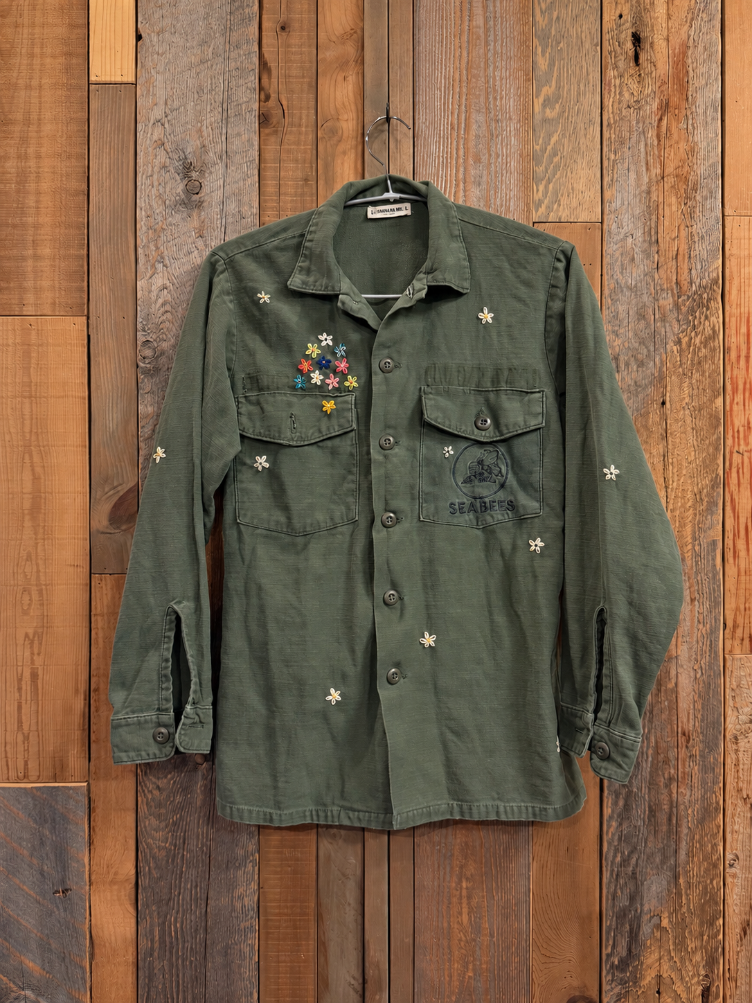SHANANA MIL US ARMY Re-make Shirts OG107 Size L SM40