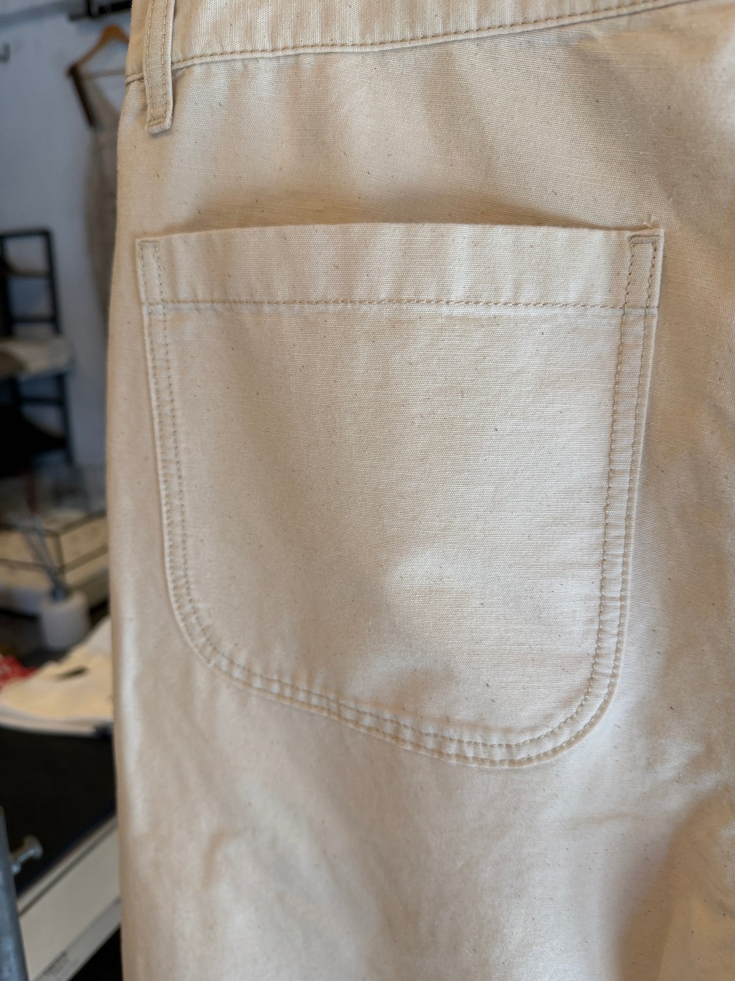 日本上陸！ CAPTAIN SANTORS 生成りコットンセーラーパンツ Made in Italy