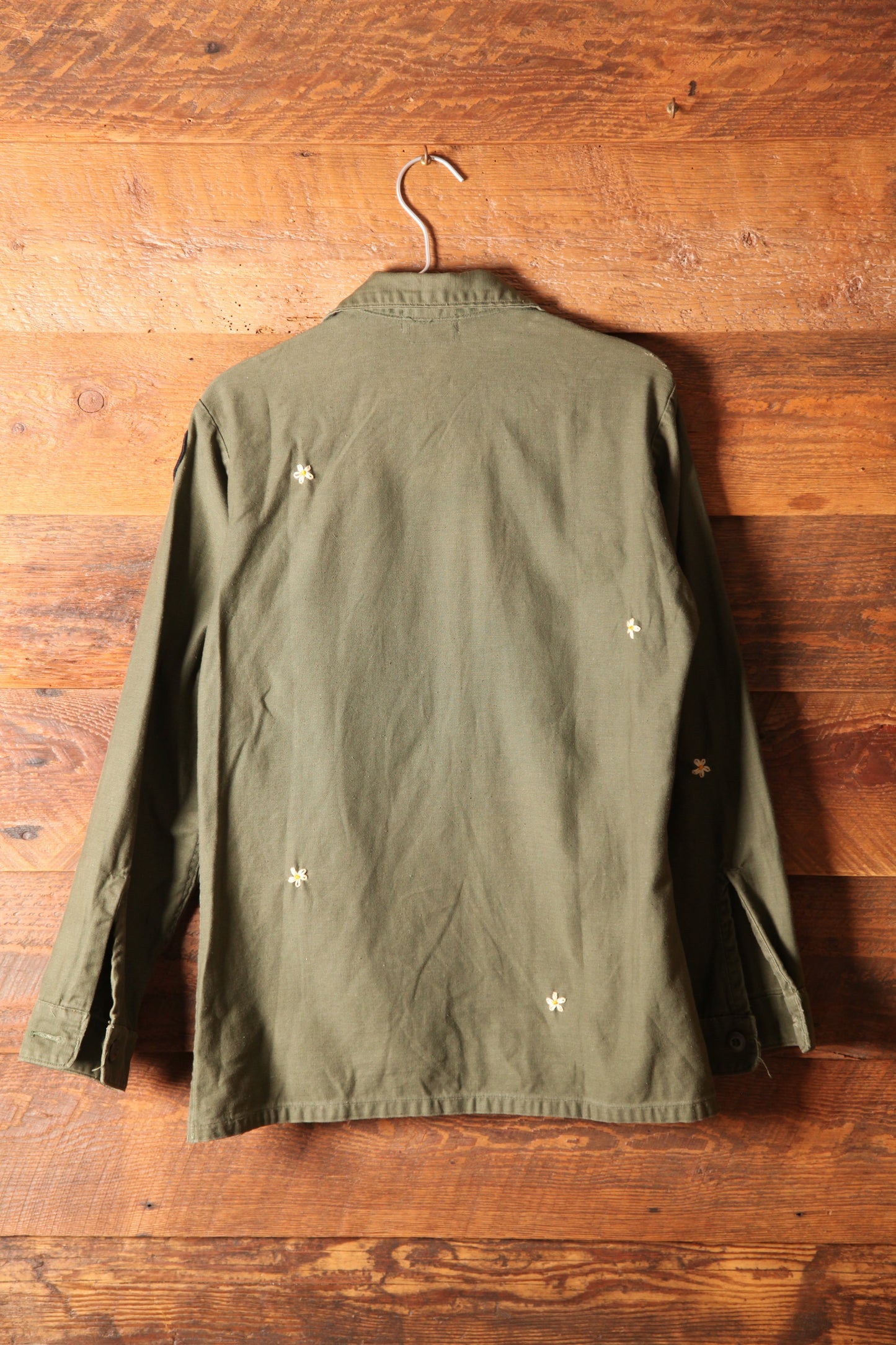 SHANANA MIL<シャナナミル>　US ARMY Re-make Shirts OD　Size M