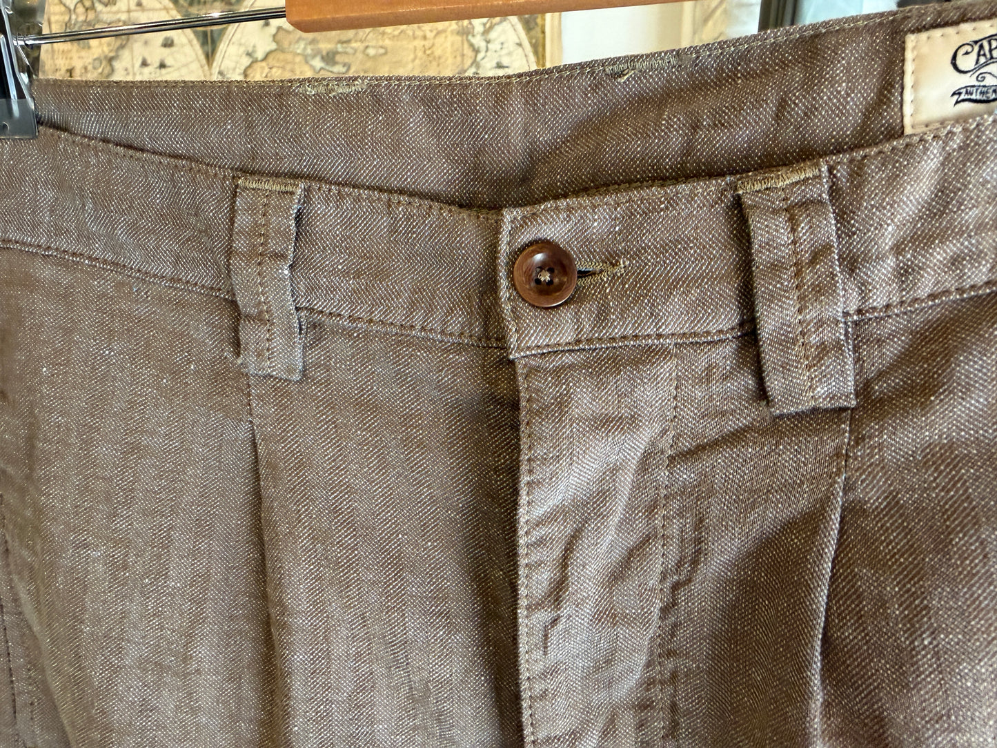 日本上陸！ CAPTAIN SANTORS  Legionario Pants コットンxリネン　ヘリンボーントラウザーズ Made in Italy