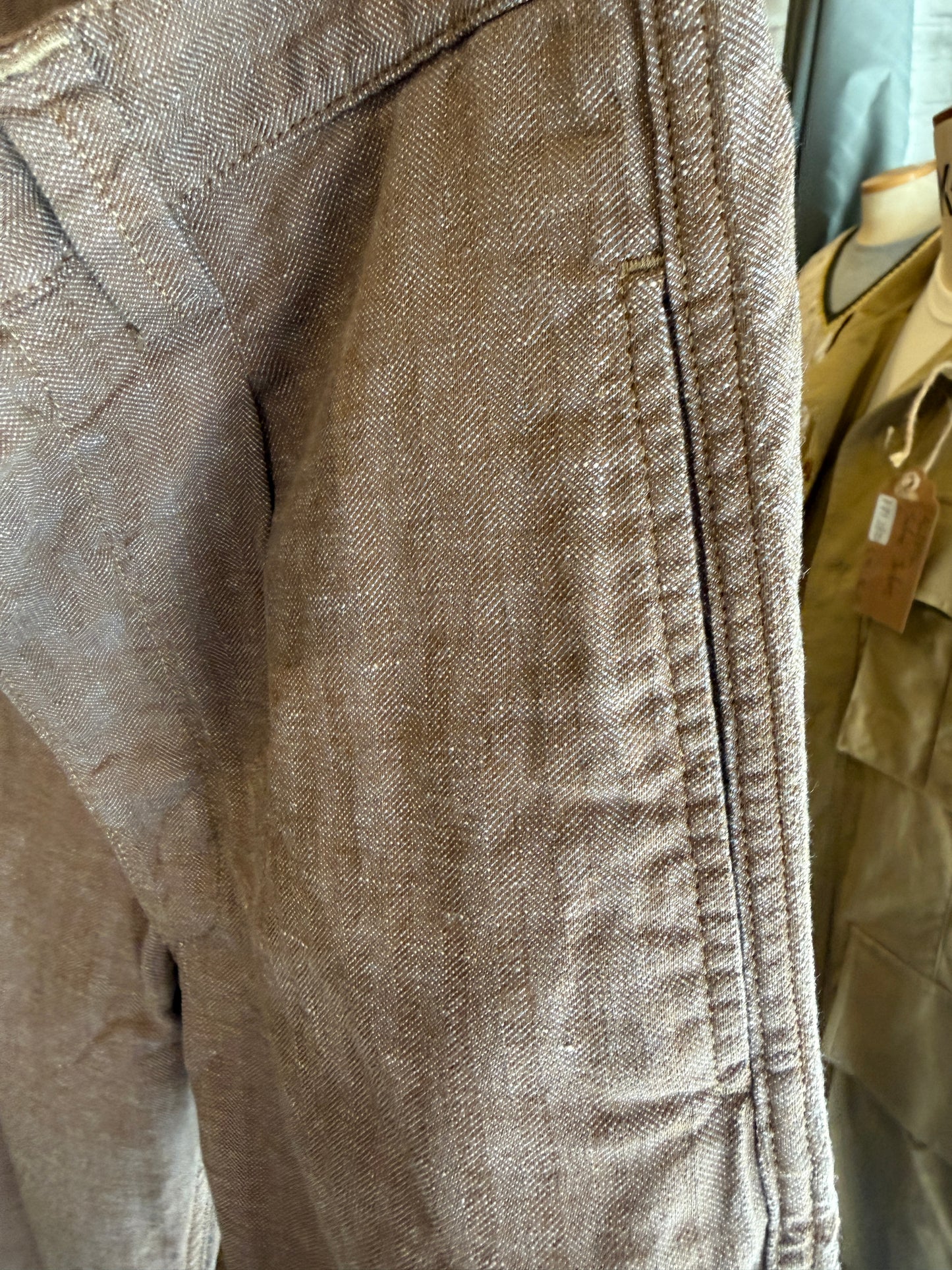 日本上陸！ CAPTAIN SANTORS  Legionario Pants コットンxリネン　ヘリンボーントラウザーズ Made in Italy