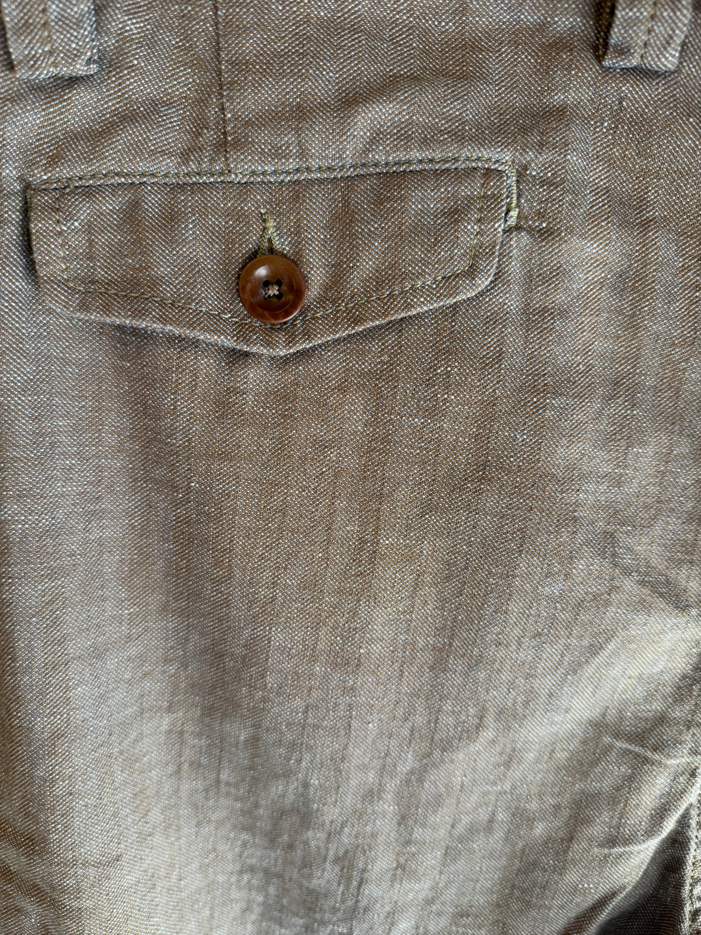 日本上陸！ CAPTAIN SANTORS  Legionario Pants コットンxリネン　ヘリンボーントラウザーズ Made in Italy