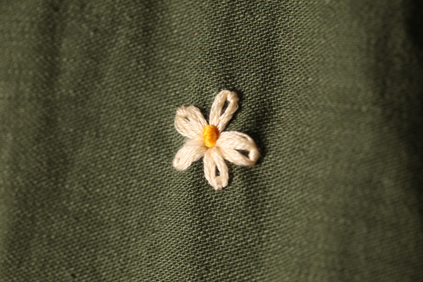 SHANANA MIL<シャナナミル>　US ARMY Re-make Shirts OD　Size M