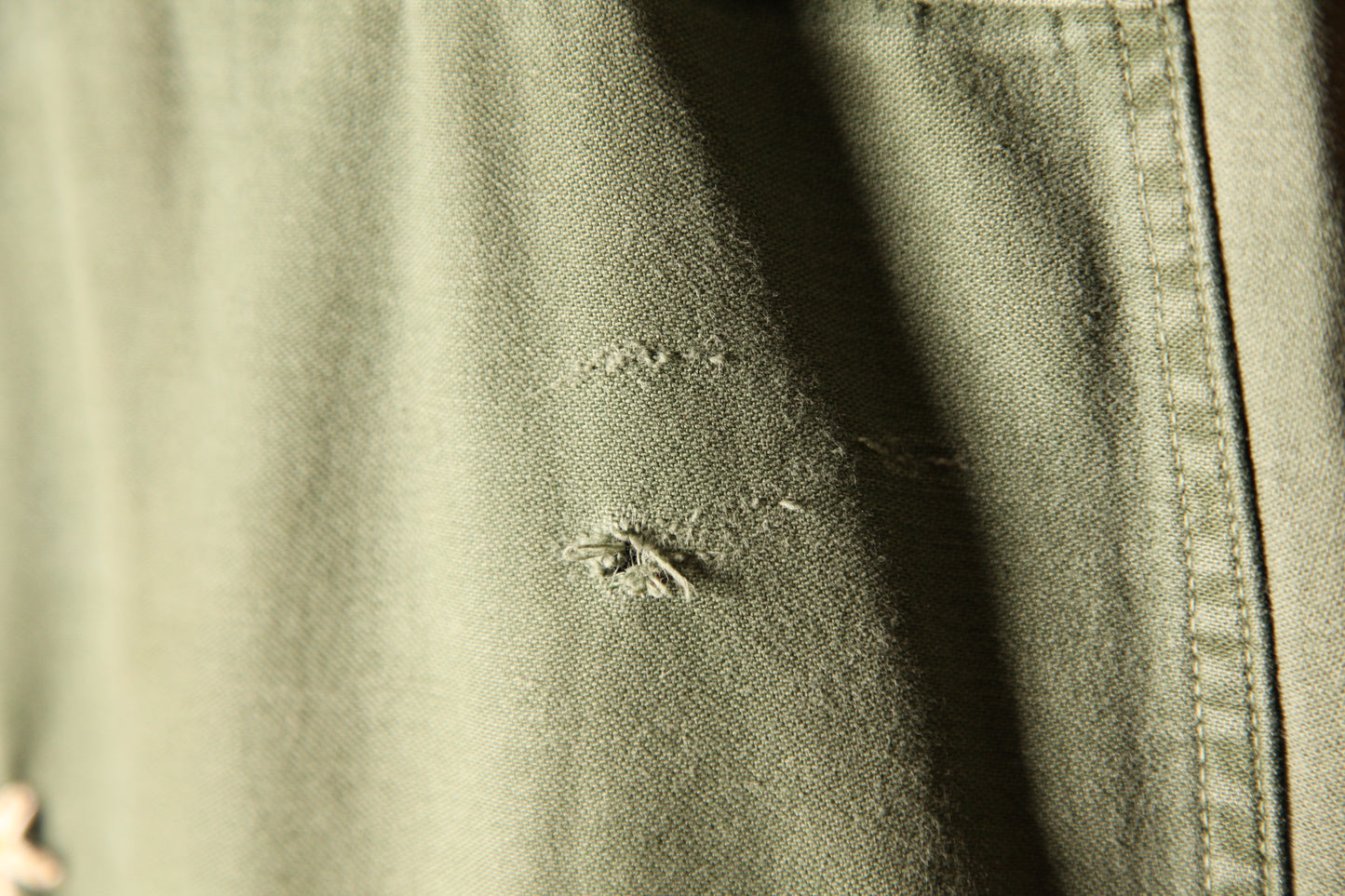 SHANANA MIL<シャナナミル>　US ARMY OG-107 Re-make Trousers W34相当 zip