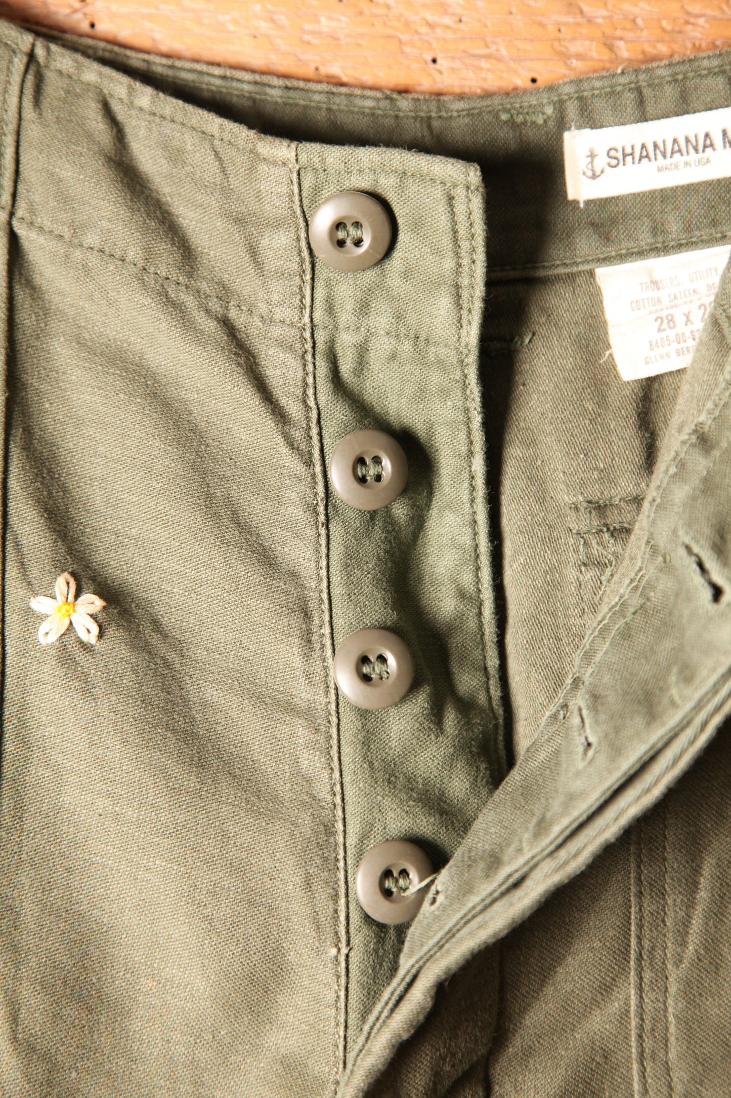 SHANANA MIL<シャナナミル>　US ARMY OG-107 Re-make Trousers W28相当