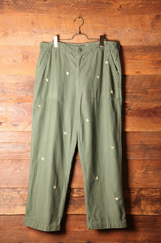 SHANANA MIL<シャナナミル>　US ARMY OG-107 Re-make Trousers zip 実寸W36 相当