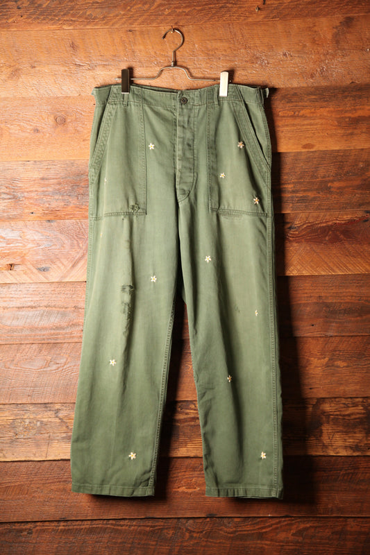 SHANANA MIL<シャナナミル>　US ARMY '50s OG-107 Re-make Trousers LARGE (W36相当）