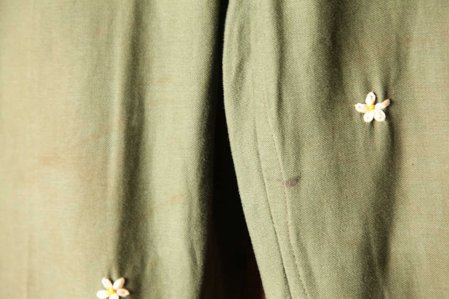 SHANANA MIL<シャナナミル>　US ARMY OG-107 Re-make Trousers  ボタンフライ2 実寸W36 相当