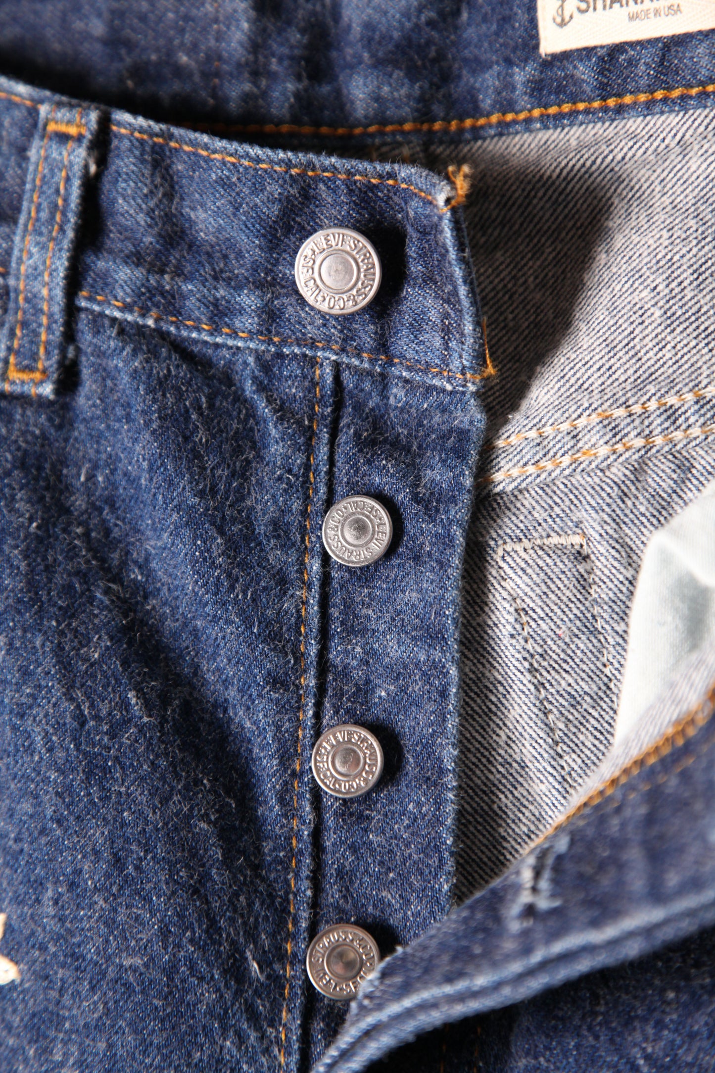 SHANANA MIL<シャナナミル>　Levi's 501 HAND CUSTOM JEANS W32（実寸30インチ相当）