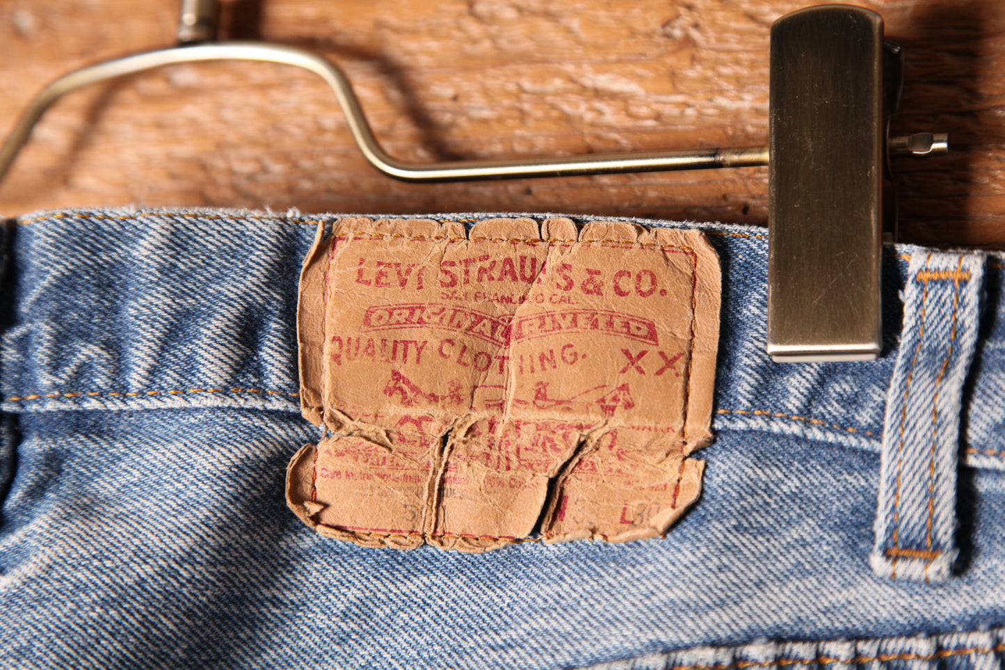 SHANANA MIL<シャナナミル>　Levi's 501 HAND CUSTOM JEANS W38（実寸36インチ相当）