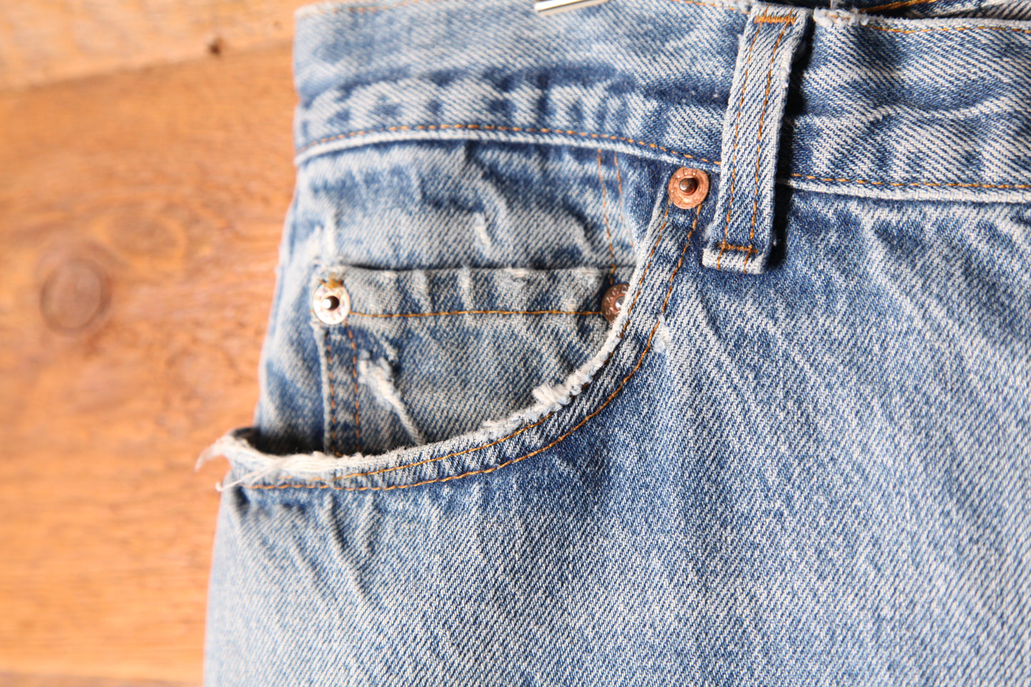 SHANANA MIL<シャナナミル>　Levi's 501 HAND CUSTOM JEANS W38（実寸36インチ相当）