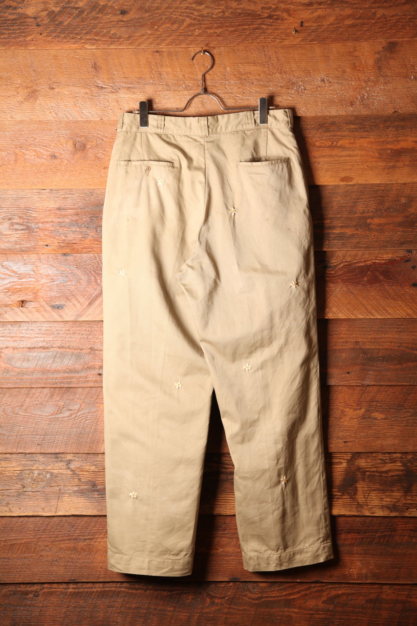 SHANANA MIL<シャナナミル> US ARMY KHAKI TROUSERS チノパン L（W34インチ相当）