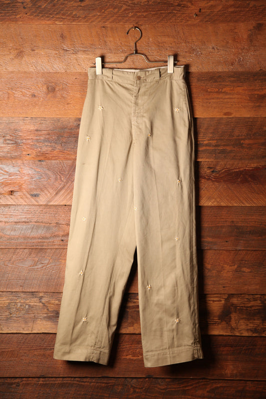 SHANANA MIL<シャナナミル> US ARMY KHAKI TROUSERS チノパン S（実寸28インチ相当）