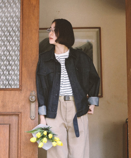 Goodnies British Army Battledress Jacket Blue Denim  ＜1950s ミリタリー＞