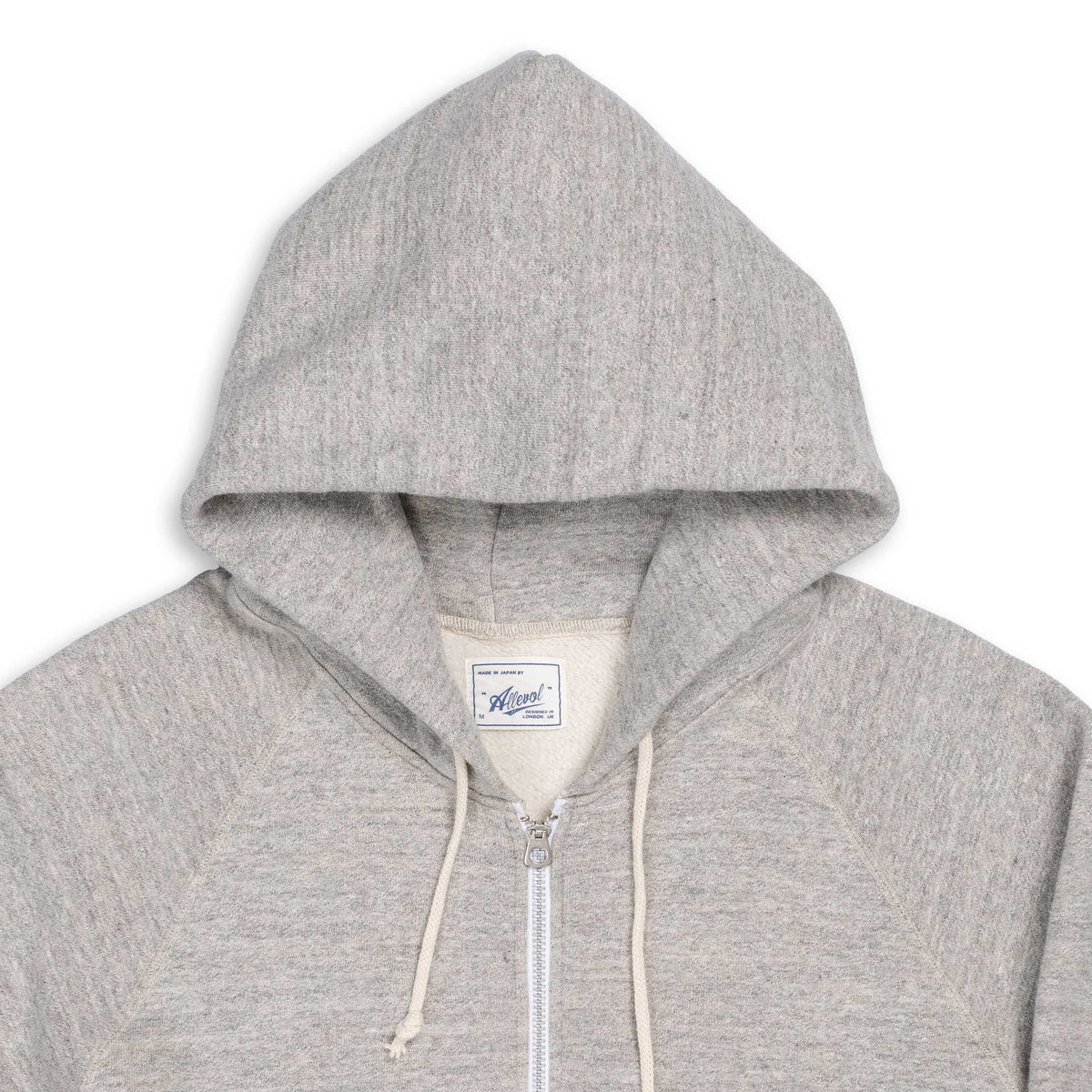 Sudadera Allevol Loopwheel Easy Gris Claro ＜Tejido tubular gris claro＞