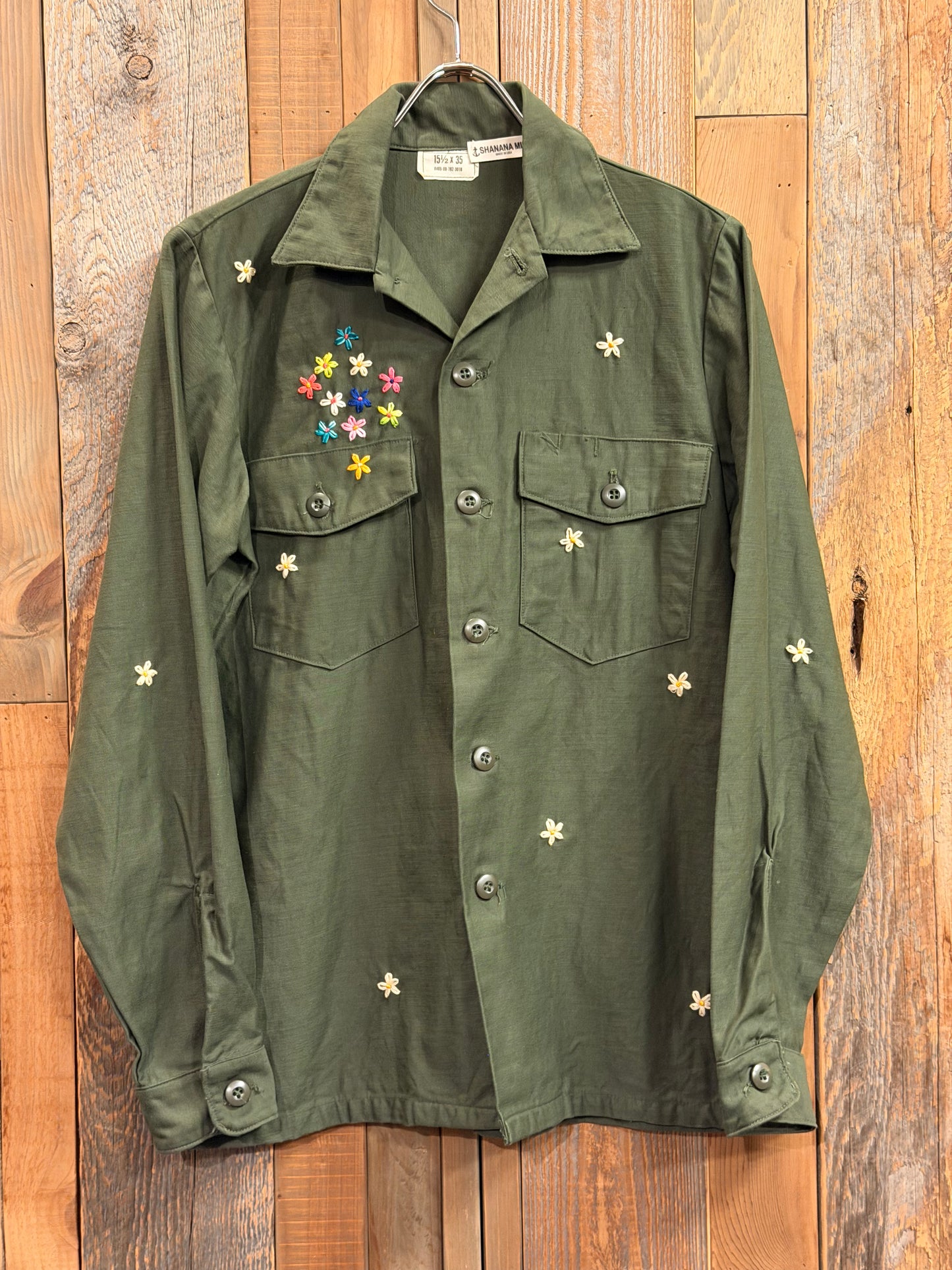 SHANANA MIL US ARMY Re-make Shirts OG107 Size L SM40