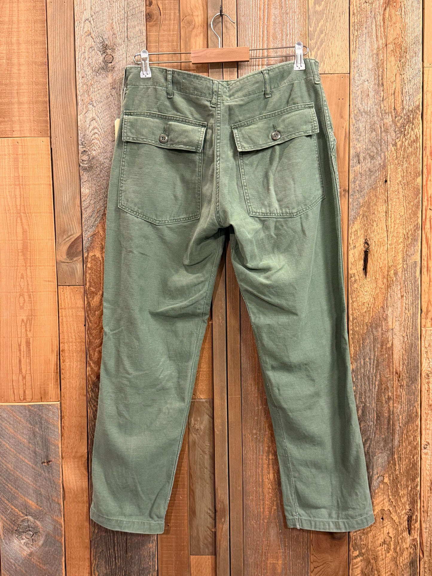 SHANANA MIL US ARMY OG-107 Remake Trousers zip W30 equivalent_SM3