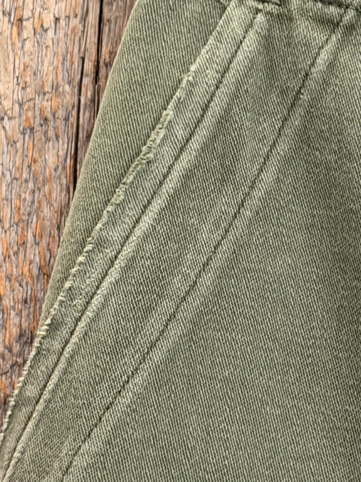 SHANANA MIL<シャナナミル>　US ARMY '50s OG-107 Re-make Trousers  ボタンフライ 実寸W30 相当_SM74