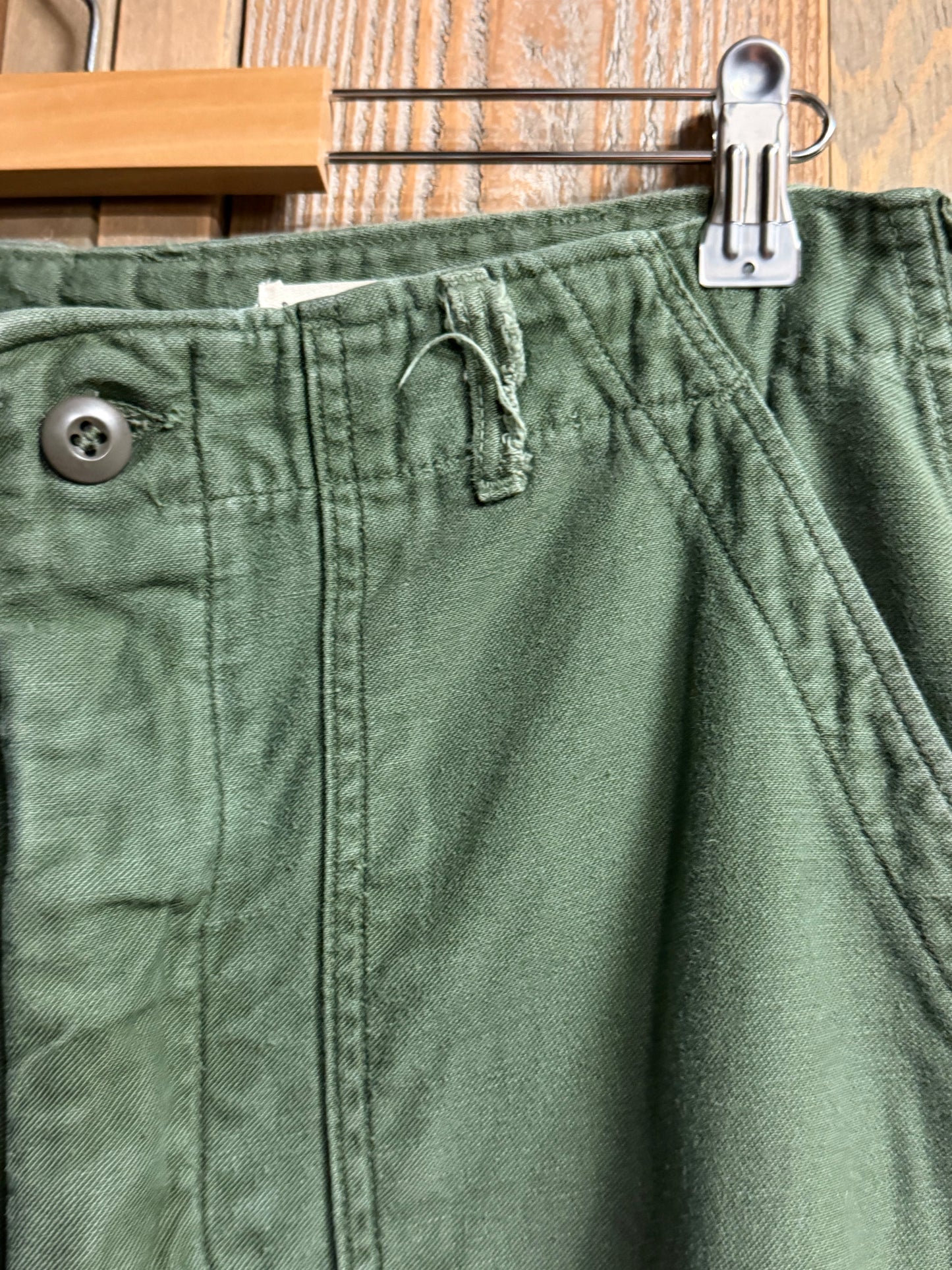 SHANANA MIL US ARMY OG-107 Remake Trousers zip W30 equivalent_SM3