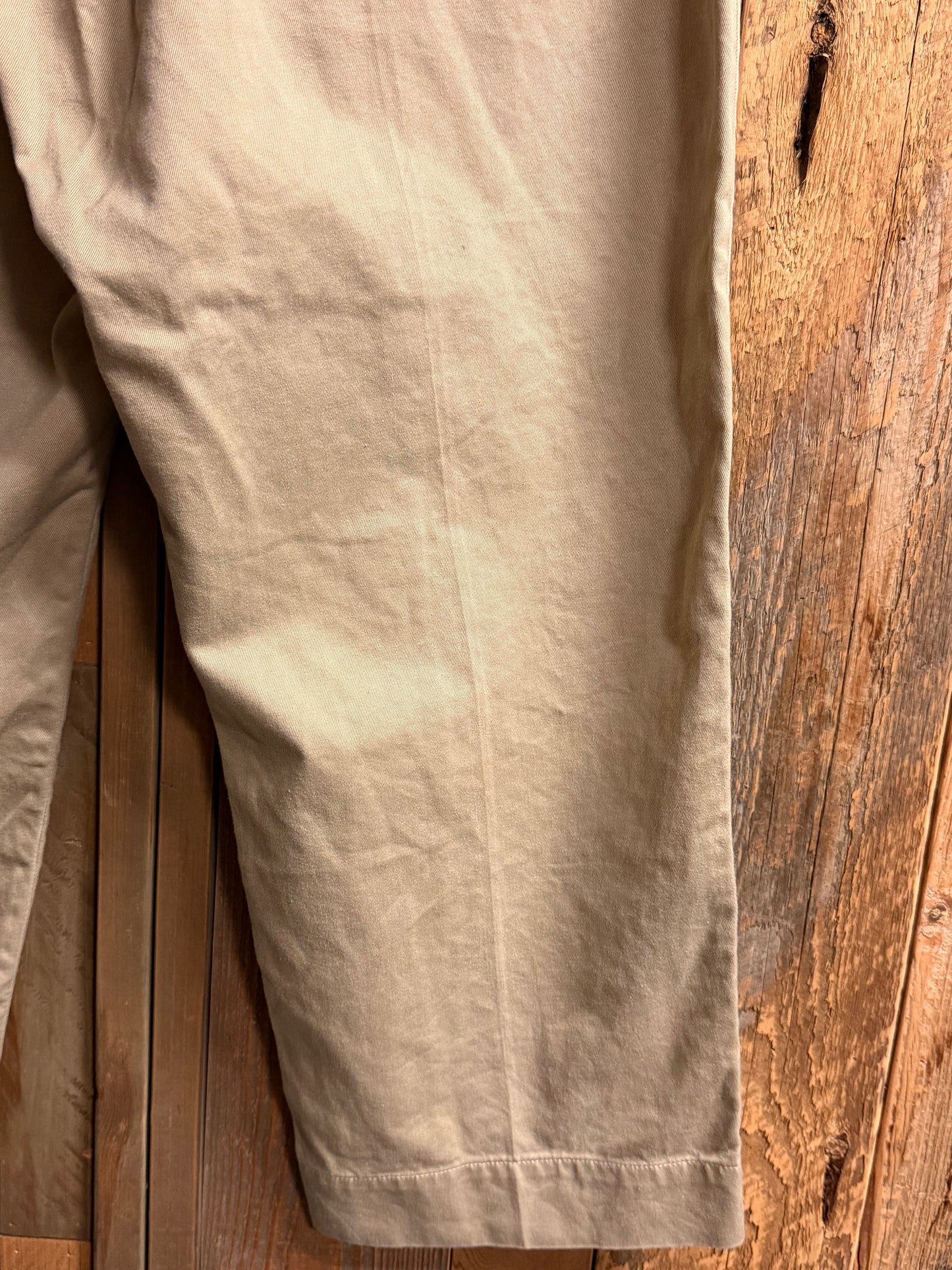 SHANANA MIL US ARMY KHAKI TROUSERS Pantalones chino L (equivalente a 34 pulgadas de cintura) SM_17
