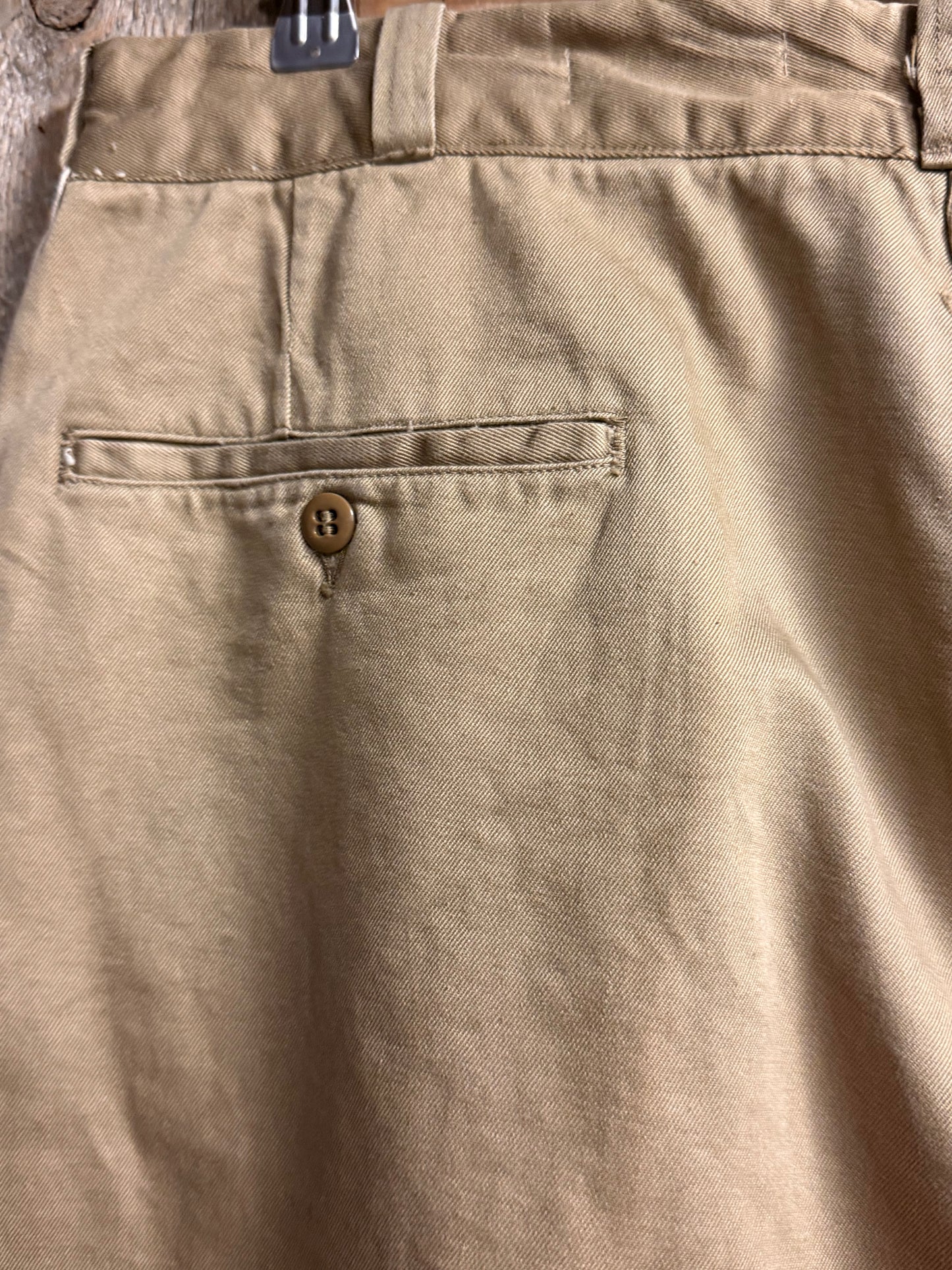 SHANANA MIL US ARMY KHAKI TROUSERS Pantalones chino L (equivalente a 34 pulgadas de cintura) SM_17