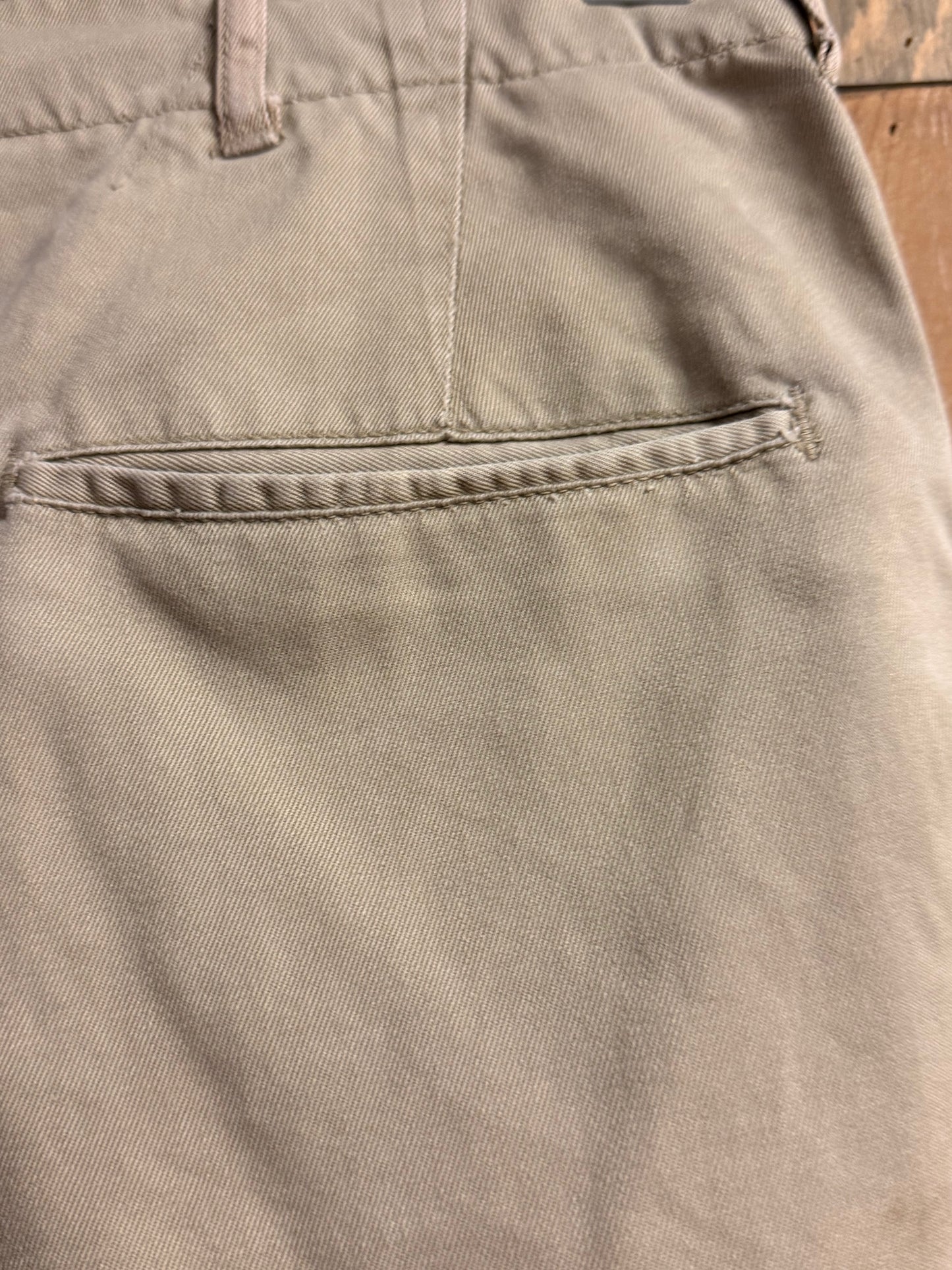 SHANANA MIL US ARMY KHAKI TROUSERS Pantalones chino L (equivalente a 34 pulgadas de cintura) SM_17